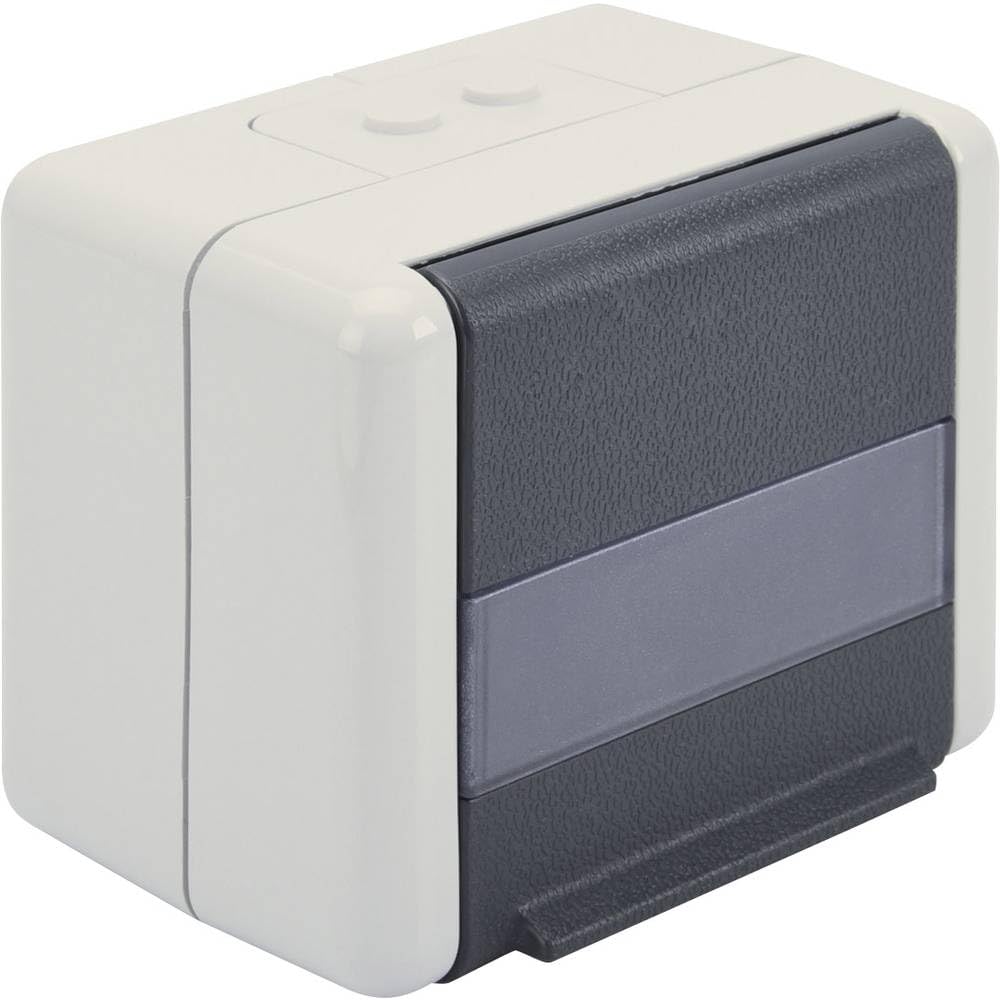 DIGITUS Toma de conexión de datos - toma de red exterior - sin soporte keystone - tapa abatible - IP44 - montaje en superficie