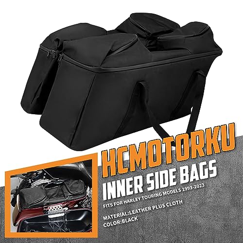 Bolsa interna para alforjas de motocicleta tipo hard saddlebag compatible con Harley Touring Electra Glide Road Glide Street Glide Road King 1993-2025 miniatura 2