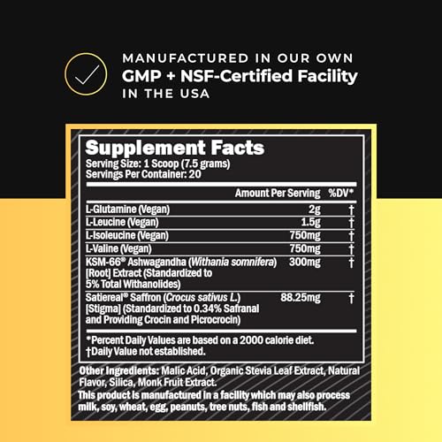 Image of RAW Synergies Amino Slim - Active Lifestyle Supplement for Metabolic & Mindful Eating Support - Muscle & Energy Support - Sugar-Free & Vegan - Lemonade - 20 Servings