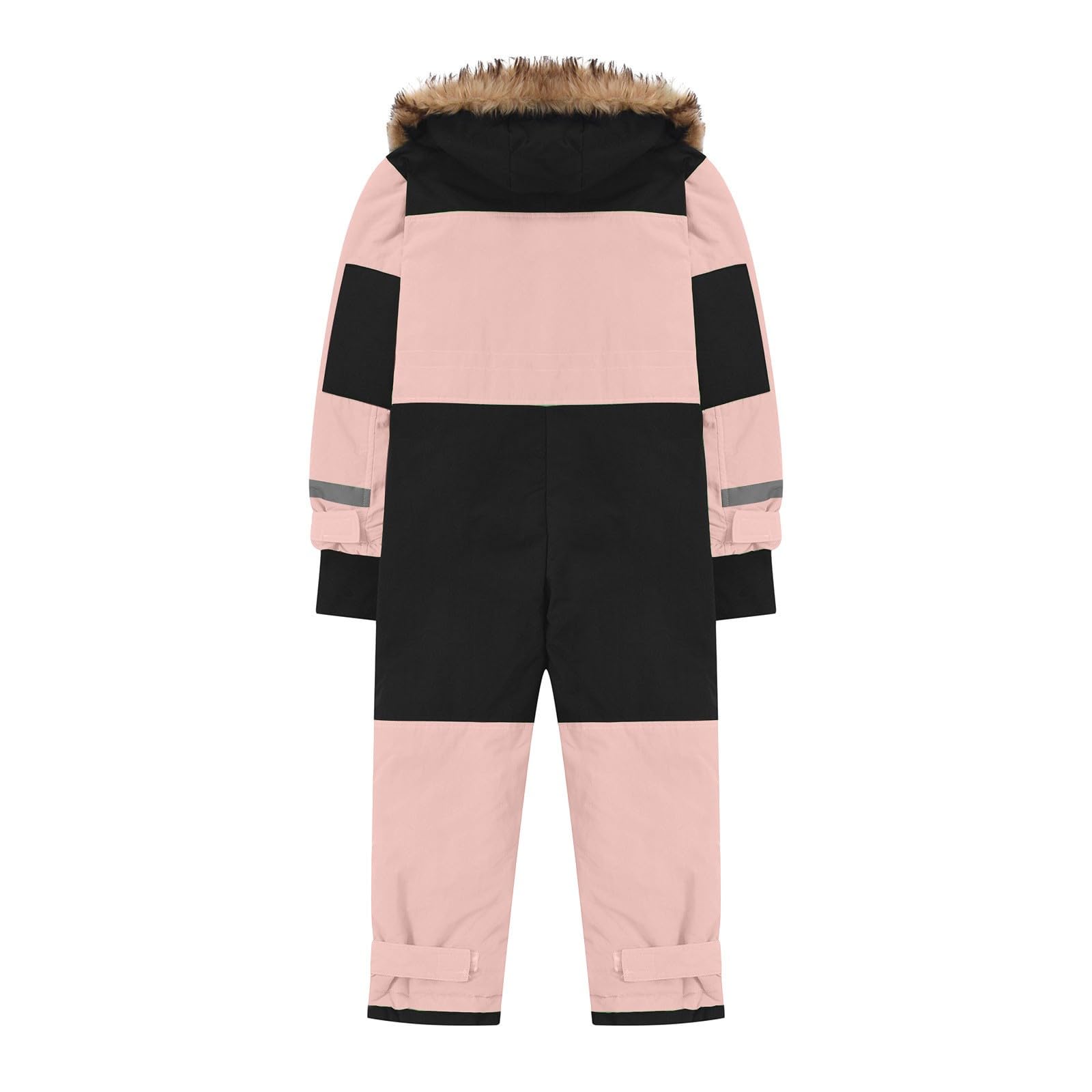 Tuta da neve per bambini, classica, monopezzo, tuta da sci per bambini, unisex, antivento, impermeabile, con protezione dei bordi, tuta termica per alpinismo