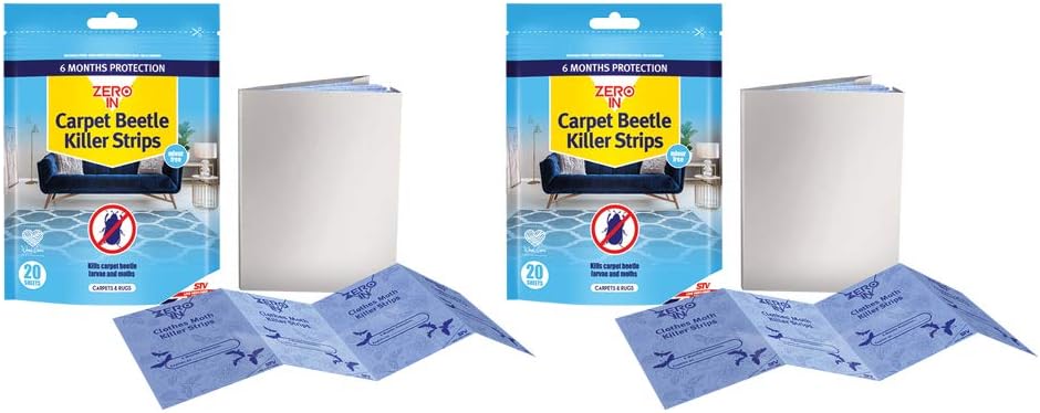 Carpet Beetle Killer Strips 2 Pack
