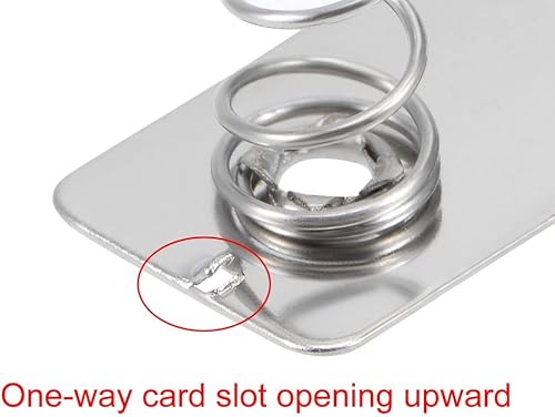 Miniatura 3 de uxcell Placa de niquelado de contacto con resorte de conversión positiva a negativa, 20 unidades, 0.945 in x 0.433 in