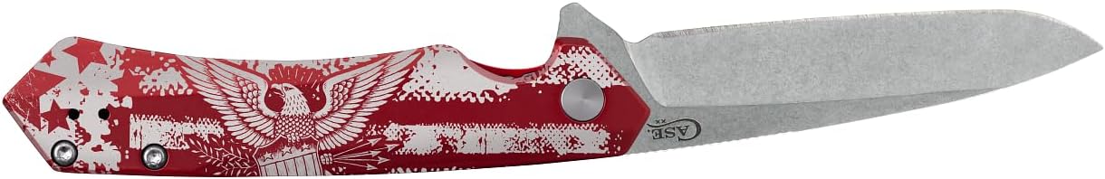 Case XX Kinzua 6776 Frame Lock Red Aluminum S35VN Stainless Steel Pocket Knife