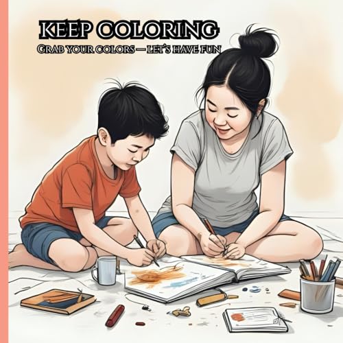 Creative Kids Coloring Book: Simple Character Art For Relaxing, Mindful Coloring & Screen-Free Adventures