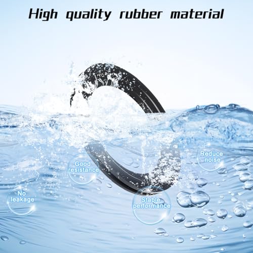 Image of zipelo 3PCS RV Toilet Seal, OEM# 385311658 Vehicle Flush Ball Seal Replacement Kits, Camper Toilet Seal Parts Accessories Solve The Leakage Problem for RV 300 310 320 Pedal Flush Toilets