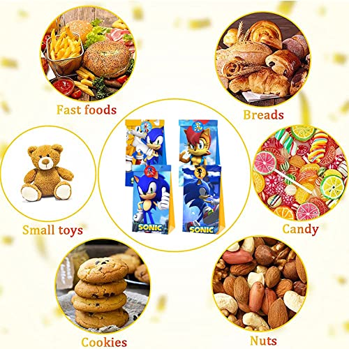 Feste Buste Regalo, 12 Pezzi Sonic Sacchetto Carta...