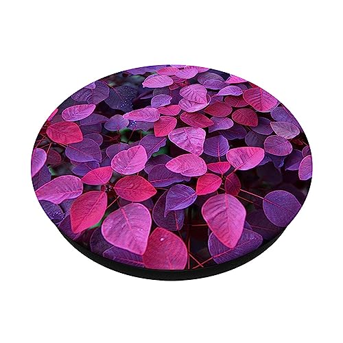 Purple Popsocket Cute Purple PopSockets for Women Purple PopSockets Swappable PopGrip, Black - Image 2