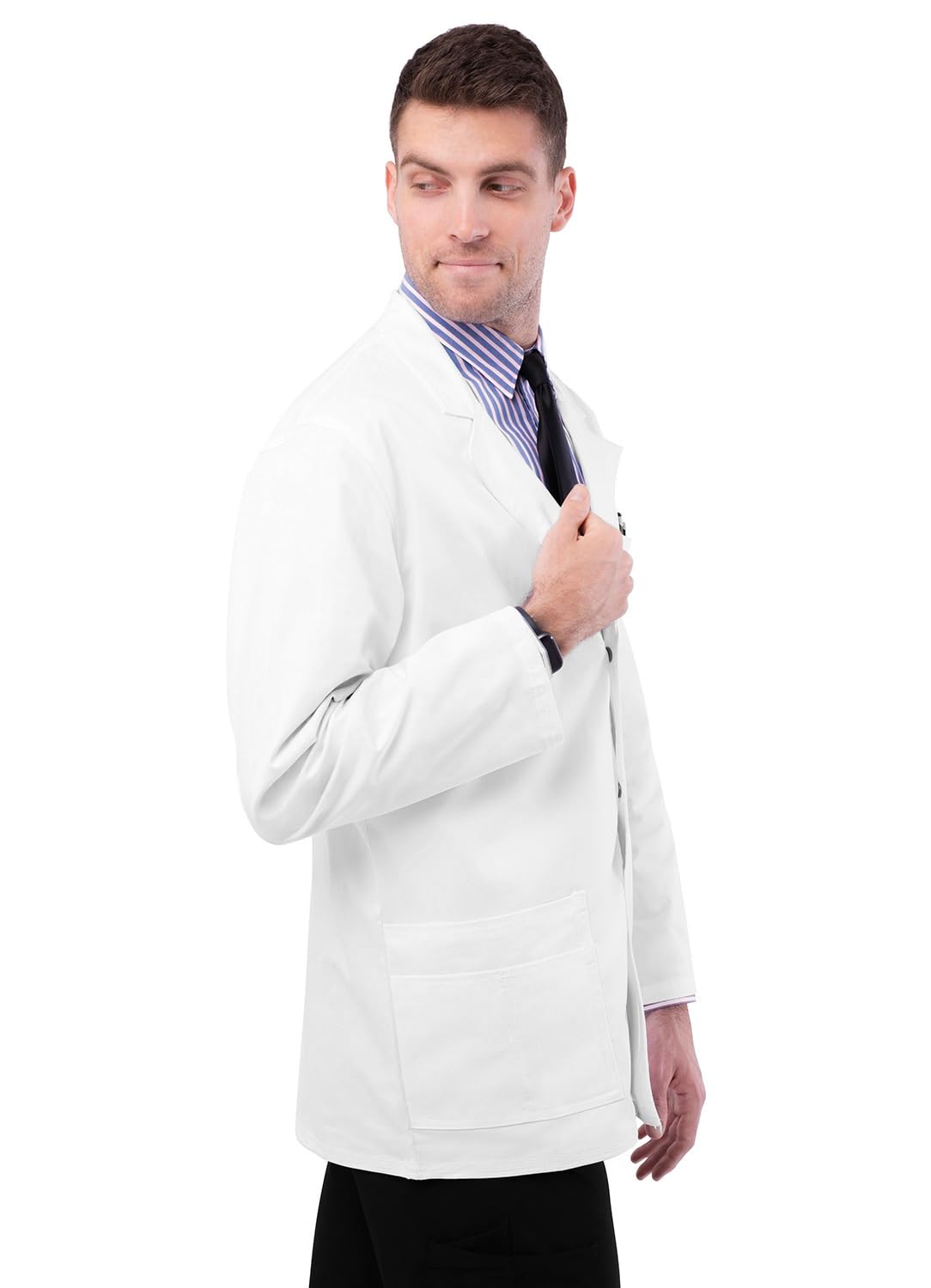 Adar Pop Bata de laboratorio - Bata de laboratorio stretch para hombres
