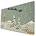 Produktbild Custom Office Mauspad,Santa Reindeer Xmas Tree Bird Schneeflocke für Wei,Anti-Rutsch-Gummiunterseite Gaming-Mauspad-Matte Schreibtisch-Dekor 15,8 "x 29,5"