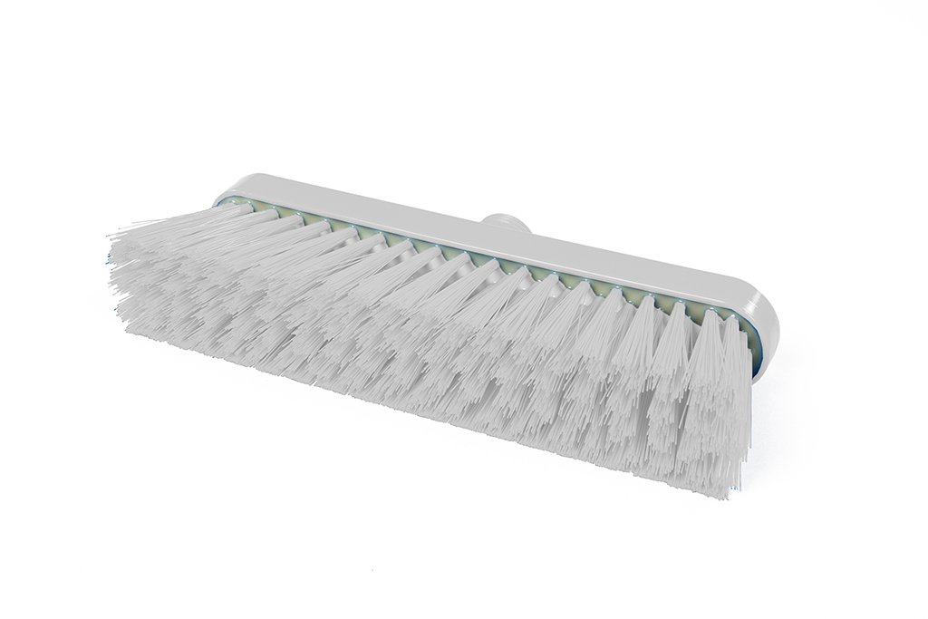 Maya 94147 - Cepillo Barrer Suave Sistema Resina, 280 x 48 mm, Blanco
