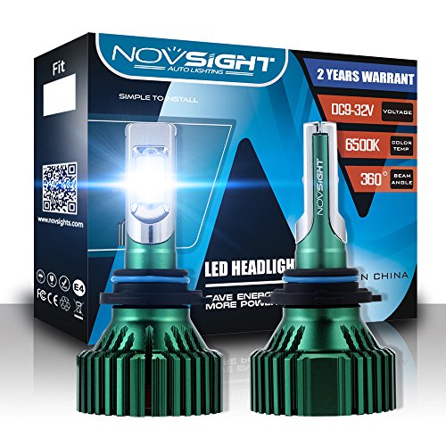 Nighteye 9006 HB4 LED Car Bulbs Conversion Kits 60W 10000LM 6500K Cool White LED Automotive Driving Head Bulbs