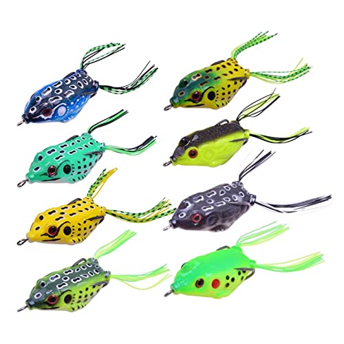 Leurre grenouille topwater et appât souple anti-accroche pour brochet