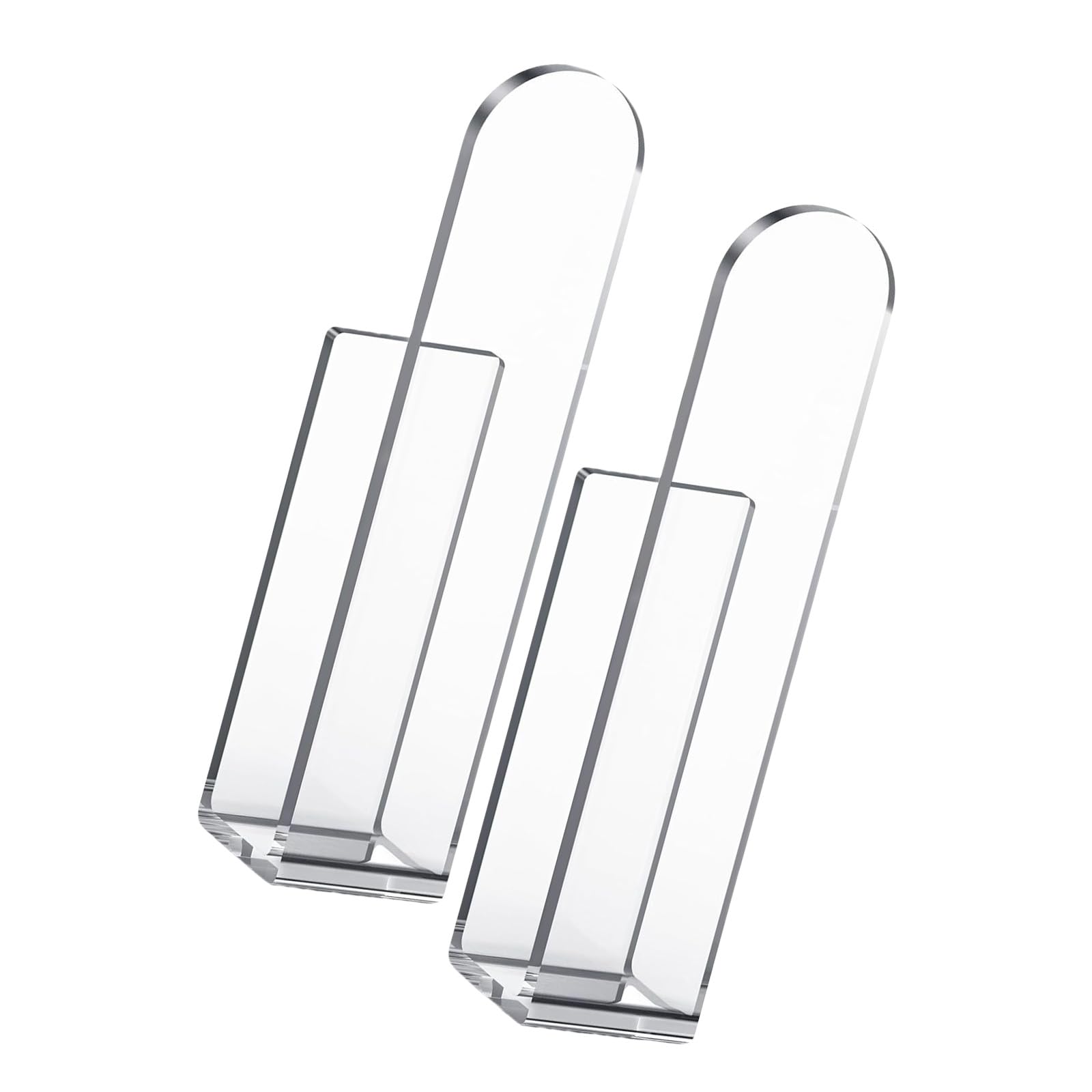 Tsophreniq 2pcs Acrylic Storage Organizers for Baseball Caps Strong Adhesive Hat Holder for Wall Door and Closet Space Saving Rack Bedroom Hat Storage