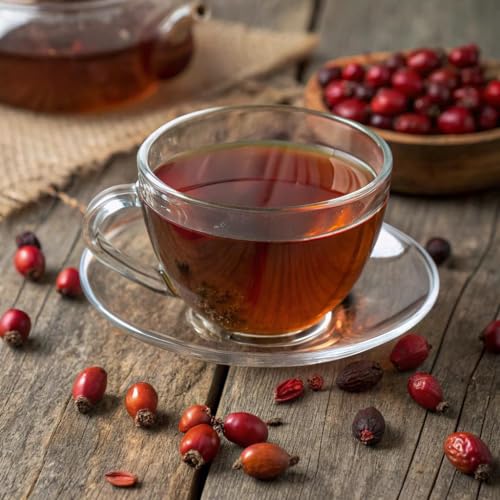 Image of FGO Organic Rosehips Tea, Cut and Sifted, 16 Ounce Resealable Bag, Packaging May Vary (Pack of 1)