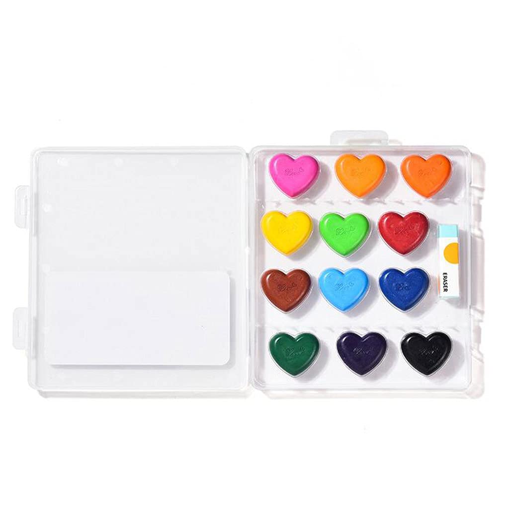 BAYORE Juego de lápices de colores borrables, regalo para niños, artículos de papelería, suministros escolares, herramientas de arte, lavables, borrables, juego de dibujo para niños, lápices de