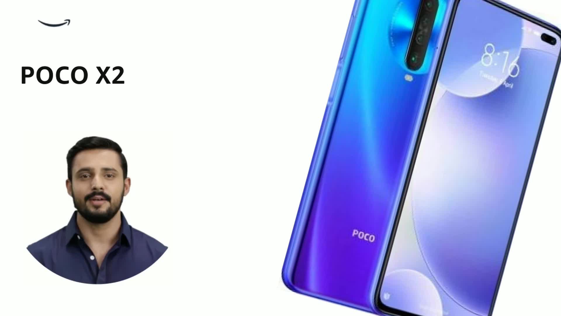 Refurbished) POCO X2 (Atlantis Blue, 6GB RAM, 128GB Storage