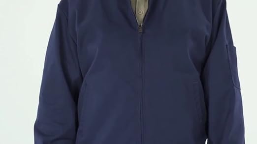 〚美品〛チーム 3TF4　ジャケットブルゾン　ブルー サマージャケット（男女兼用）運送 【FTB338】｜介護ユニフォーム