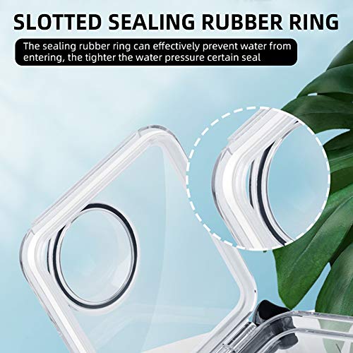 ParaPace 45M Waterproof Housing Case for Gopro Max,Action Camera Underwater Diving Protective Shell with Bracket Accessories - Thumbnail 6