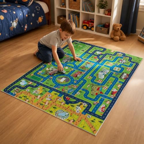 Tapis de jeu éducatif lavable en machine pour s'amuser - 8