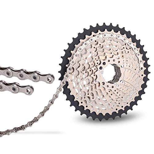 Tongli 10 Speed/9 Speed Bike Chain - 116 Links - 1/2 X 11/128 Inch - Compatible With Shimano/Kmc/Campagnolo/Sram For Road & Mountain Bike #TOP4