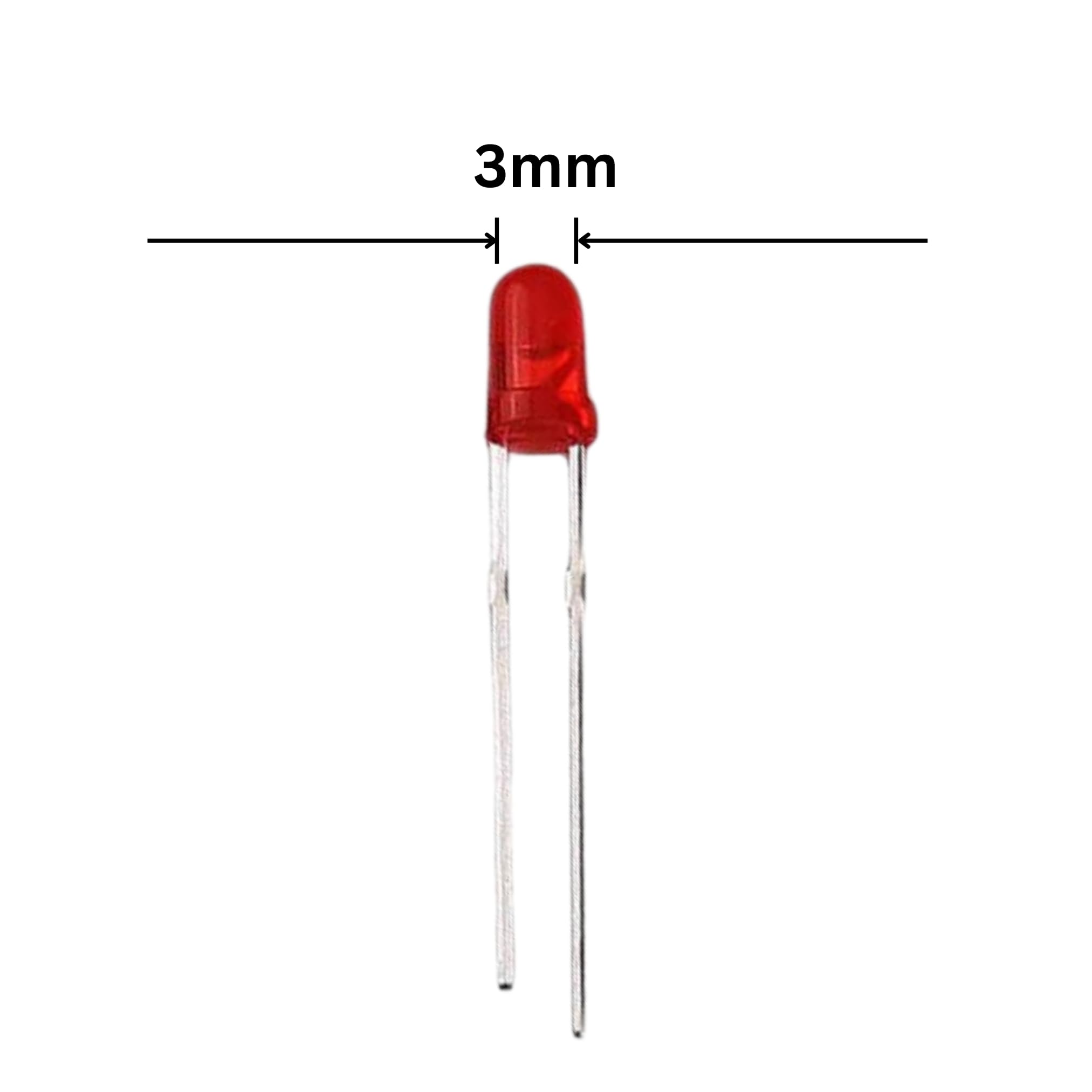 Lalitha 3mm LED Light Kit, Assorted Colors, White Yellow Red Green Blue, DIY Electronics Projects (Pack of 500) - Image 6 thumbnail