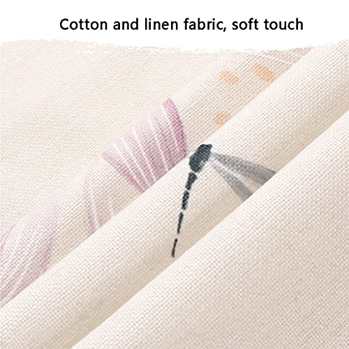 Chinese tafelloper Zen katoen en linnen theemat moderne retro bed vlag platte hoek lange diner vlag,12x79 inches (Color… - Image 5