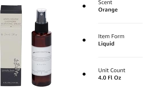 Miniatura 6 de Spray aromático antiestático con aceites esenciales (lavanda, limón, naranja) (naranja)