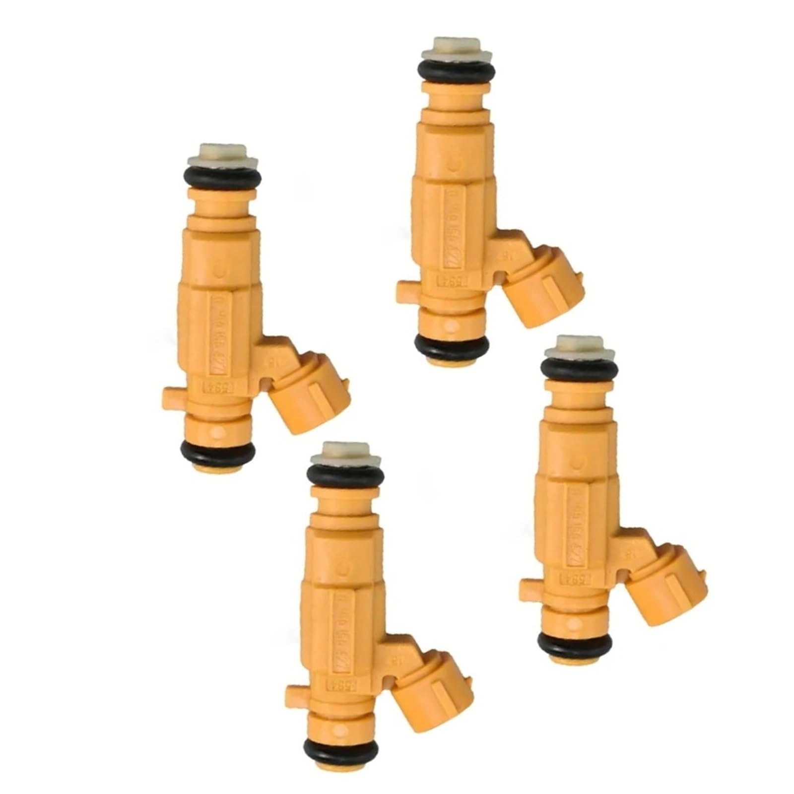 Difmqf One Color Fuel Injector Nozzle For Citroen For C3 Nemo For Fiat Fiorino Qubo For Peugeot 206 207 Bipper 0280156427, 9684827280 4Pieces Fuel Injectors