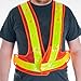 Stalwart 16 LED Flashing Safety Vest, Orange