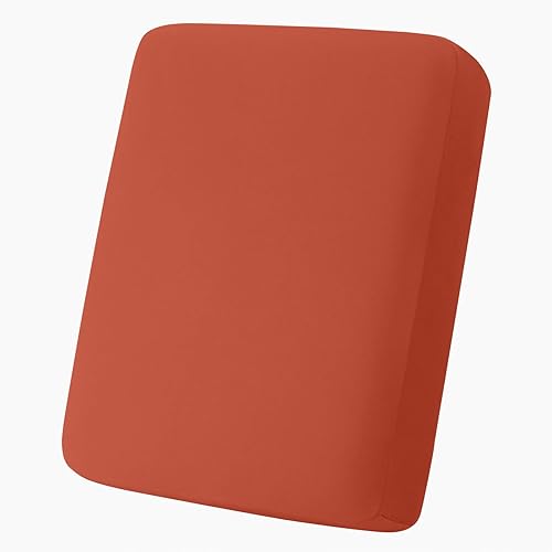 Miniatura 40 de hyha Fundas de cojín de sofá estampadas, fundas de sofá florales lavables para sofá de 3 cojines, fundas de cojín elásticas con patrón de Rojo y