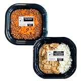 PIDE COMO EN CASA | Platos Preparados Listos para Calentar | Lentejas con Calabaza, Pollo Strogonoff con Arroz | Sabor Casero y Nutritivo | Pack 2 x 350 g