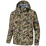 BASSDASH Walker-LW Breathable Waterproof Fishing Hunting Wading Jackets with Silent Outer Fabric for Men Women in 7 Sizes