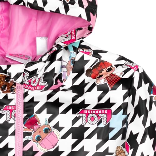 L.O.L. Surprise! Coconut Q.T. Dawn Surfer Babe Girls Zip Up Waterproof Rain Jacket Little Kid to Big Kid4