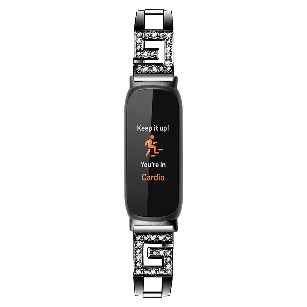 Bracelet Chaîne Métal Acier Inoxydable Pour Fitbit Inspire 3 - Réglable Homme Femme