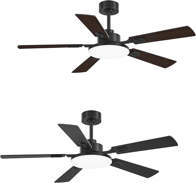 Ventilador de Techo 52 Pulgadas con Luz y Control Remoto 6 V