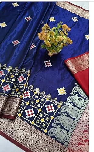 Generic blue pasapalli silk saree – image 3