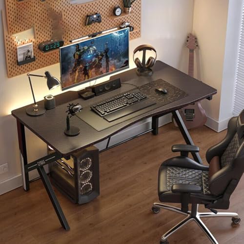 K-Shaped Sturdy Computer Desk And Gaming Table Workstation Home Office Desk 115 CM