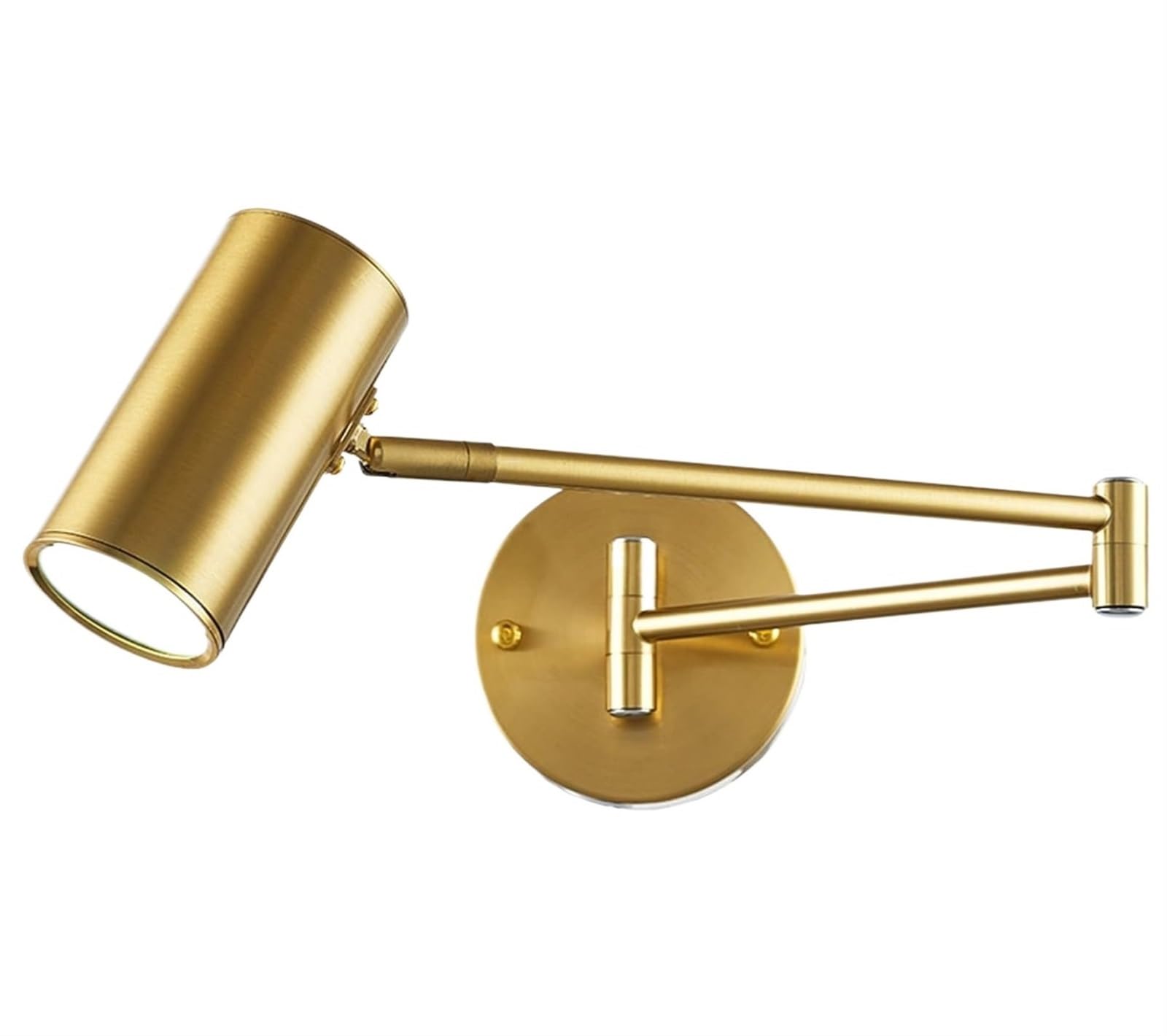 SXSCARKX Adjustable Wall Sconce Light Fixture, Swing Arm Lamp for Bedroom, Hallway, Hotel, Indoor Decorative Lighting Bedside & Living Spaces
