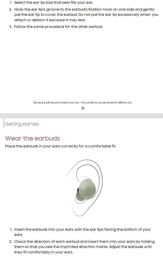 Samsung Galaxy Buds 2 True Wireless Noise Cancelling Bluetooth Earbuds - White (Renewed) - Image 2