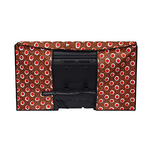 Image of DREAM CARE Double Use - Transparent & Printed Flap - 32 Inches LED TV Cover, Waterproof LED TV Cover for (LG, Samsung, Vu, Mi, Realme, TCL, Croma), SA45