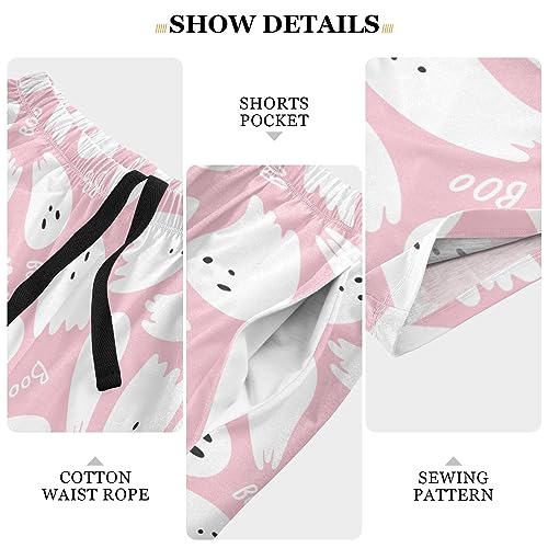 Ollabaky Pajama Shorts for Men Pajama Bottoms Men's Pjs Lounge Sleep Shorts with Pockets4