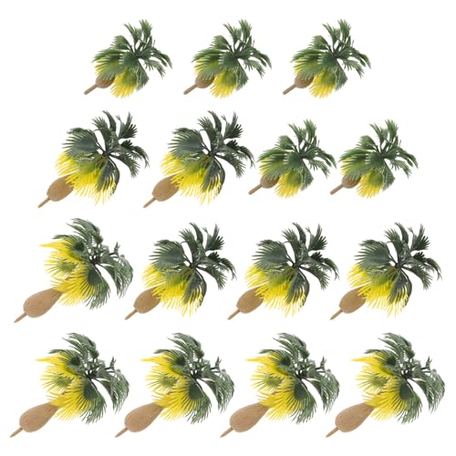 Ipetboom �~�j�`���A���V�̖�15�Z�b�g �v���X�`�b�N�����f���c���[ ����DIY�p�~�j���i���� �S���͌^ �W�I���} ���z�͌^�̌i�σA�N�Z�T���[