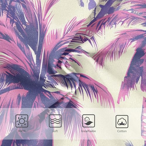 Toddler Underwear Floral 2t Cotton Panties for Girl Pattern Briefs Kids Undies Vintage Palm Tree Tropical3