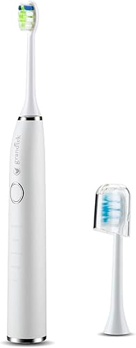 Cepillo de dientes eléctrico sónico, cepillos de dientes recargables USB, 5 modos con temporizador, cuidado de las encías sensibles mozeeda para