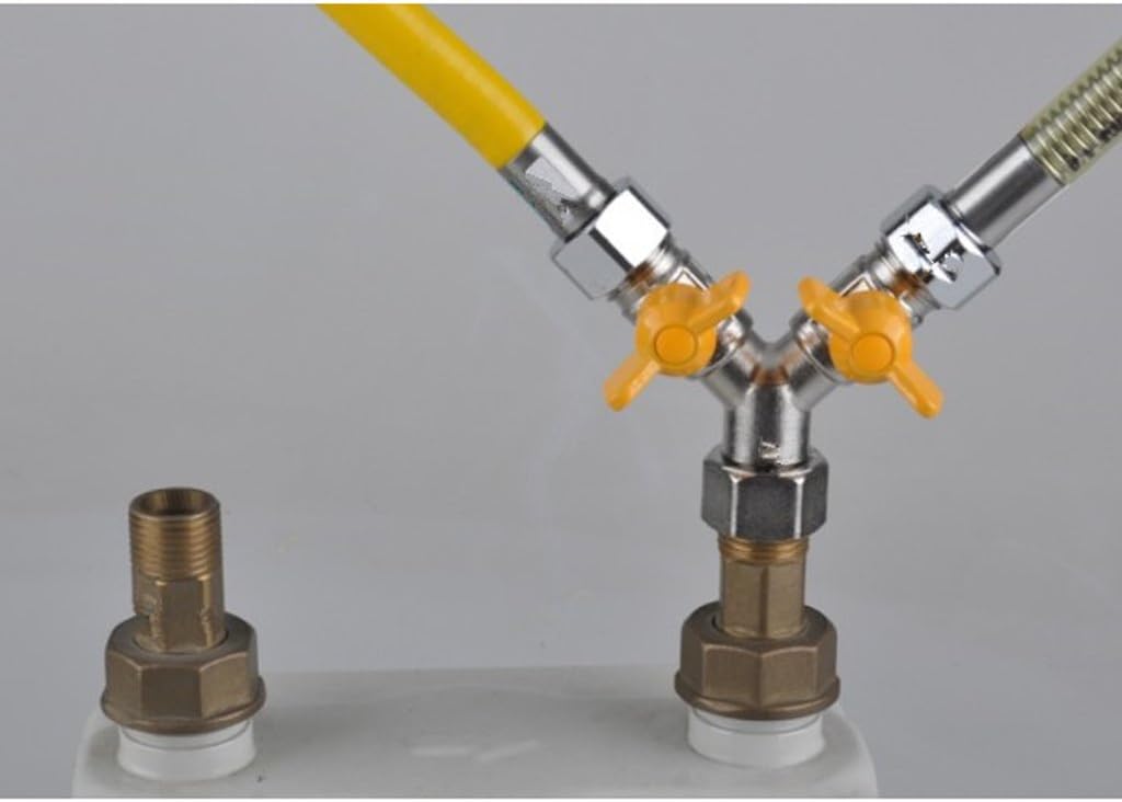 2 Way Natural Gas Lpg Hose Connector Splitter Gas Pipeline Adapter Y Connector Brass 20mm Amazon Ca Tools Home Improvement