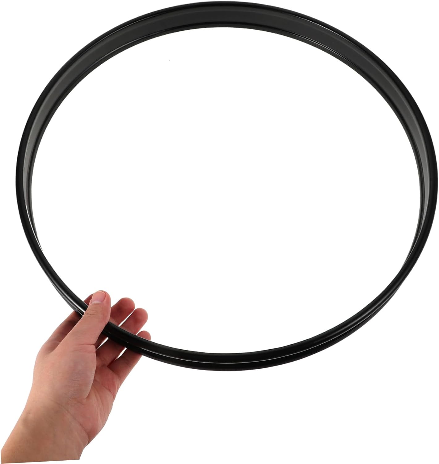 Toyvian 16.73 Inch Drum Hoop Replacement Metal Ring for Snare and Bass Drums with Spray-Painted Finish Durable Diy Percussion Instrument Accessory for Band Studio and Practice