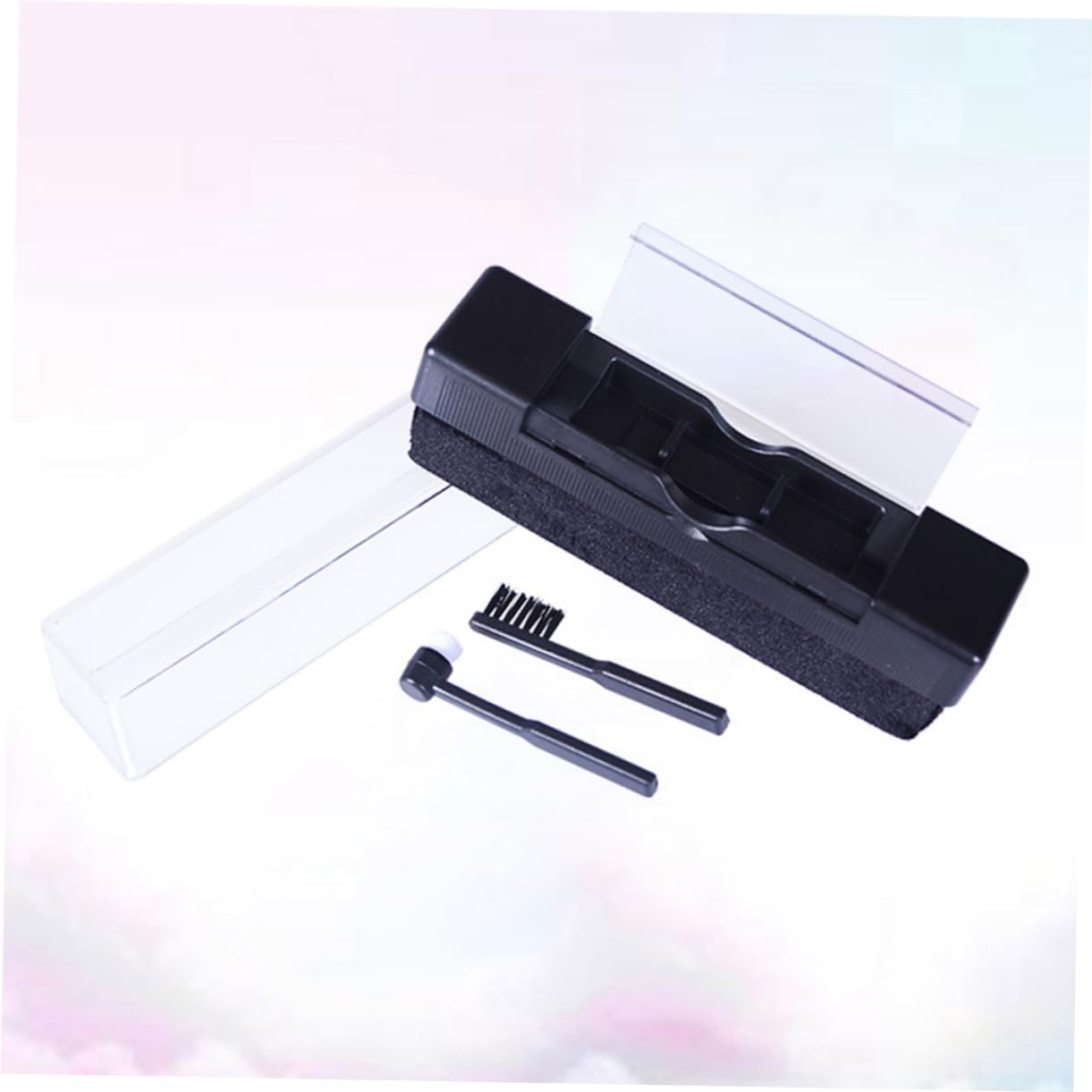 Balacoo 1 Set Vinyl Records Cleaning Kit Records Cleaner Record Player Cleaning Kit Record Cleaning Machine Cleaning Brush Turntables Cleaning Kit Black