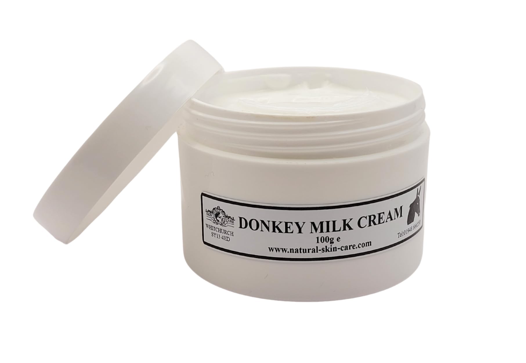 Donkey Milk Moisturising Cream 100g Ideal for Dry Senstive Skin Eczema Psoriasis dermatitis and rosacea Gentle moisturiser By Elegance Natural Skin Care