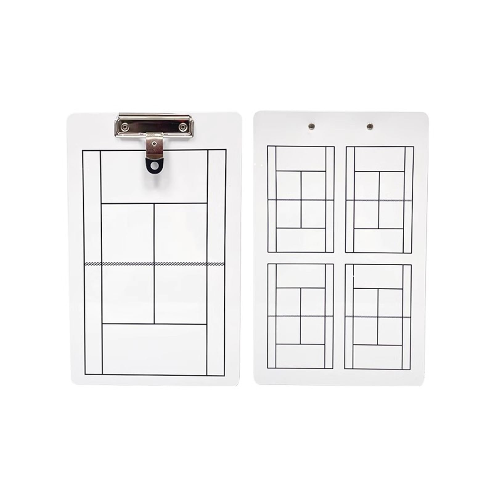Lavagna Tattica Portatile da Allenamento per Tennis, Cartellina Portablocco per Allenatore, Lavagnetta da Allenamento in PVC, Lavagnetta Strategie, per Competizioni e Allenamento