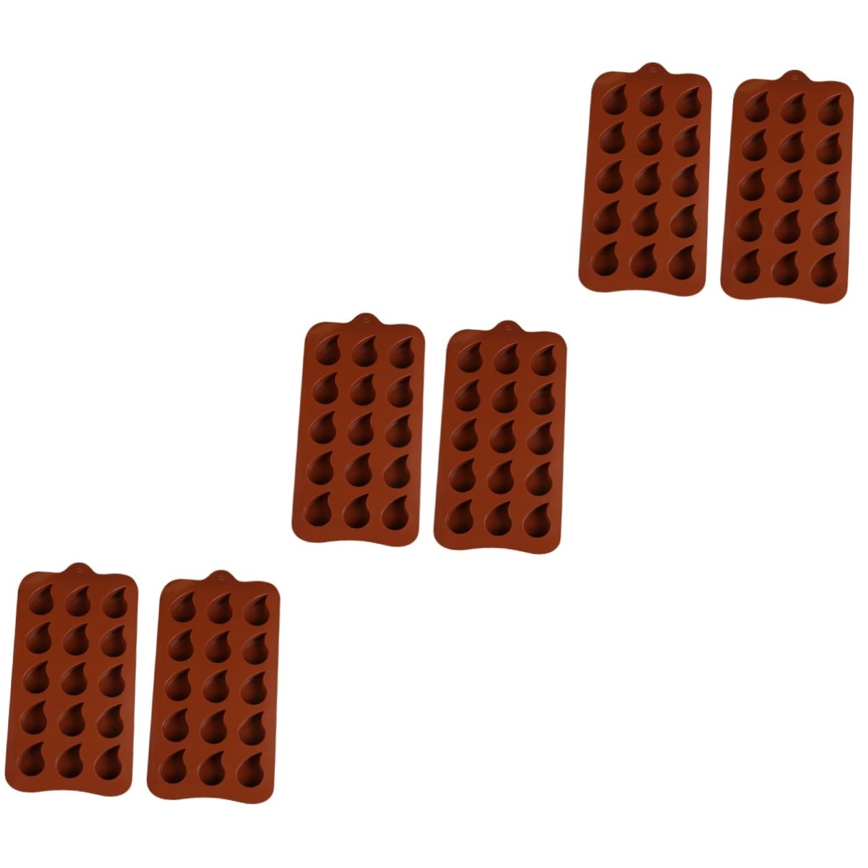MAGICLULU 6 Moldes De Chocolate Mini Molde Para Tartas Galletas De Mantequilla Moldes De Corazón Para Galletas De Chocolate Formas De Mousse Molde Para Galletas Molde Para Barra A